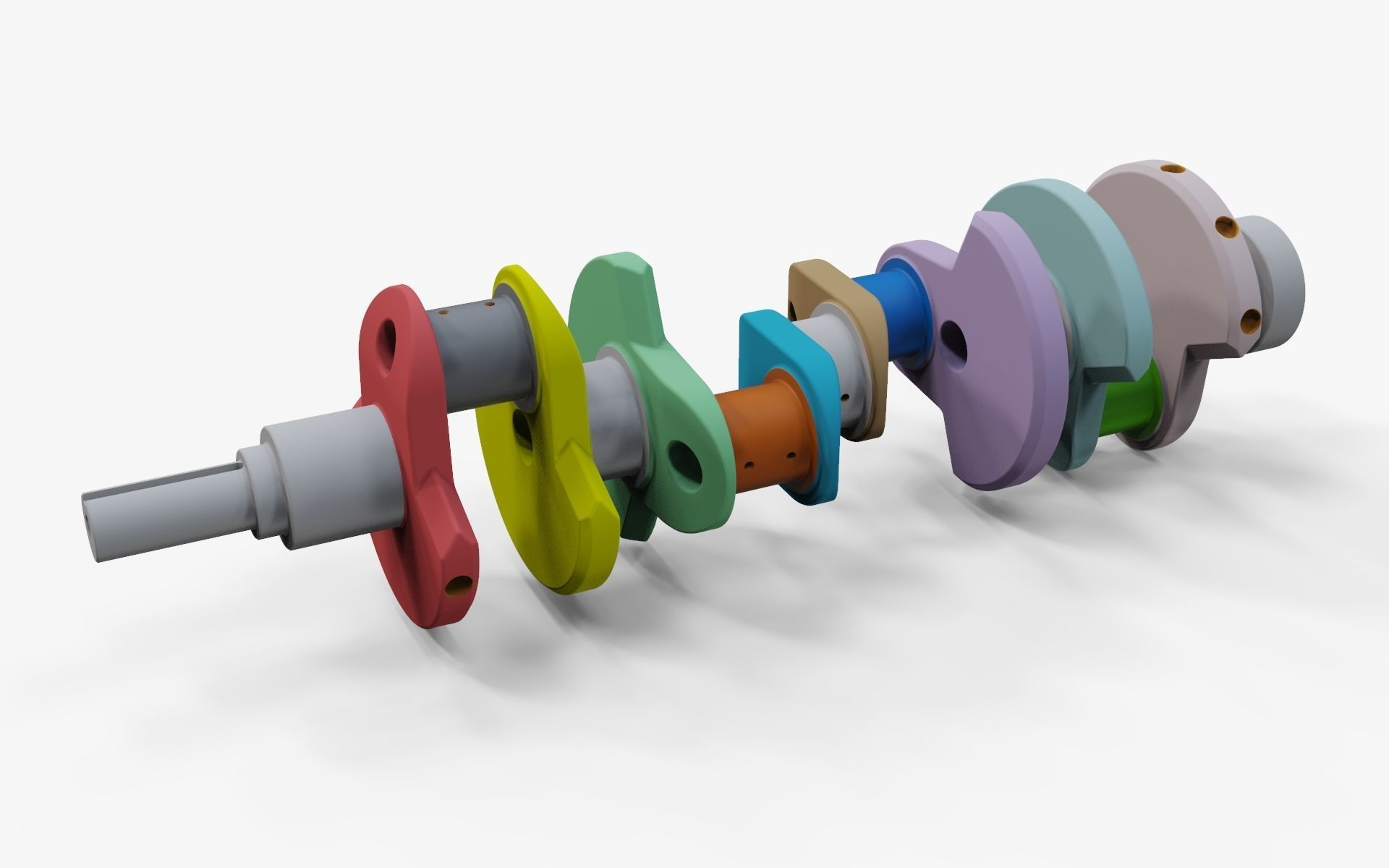 Crankshaft 3D model_34
