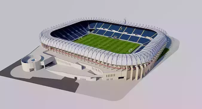 Teddy Stadium - Jerusalem Israel 3D model