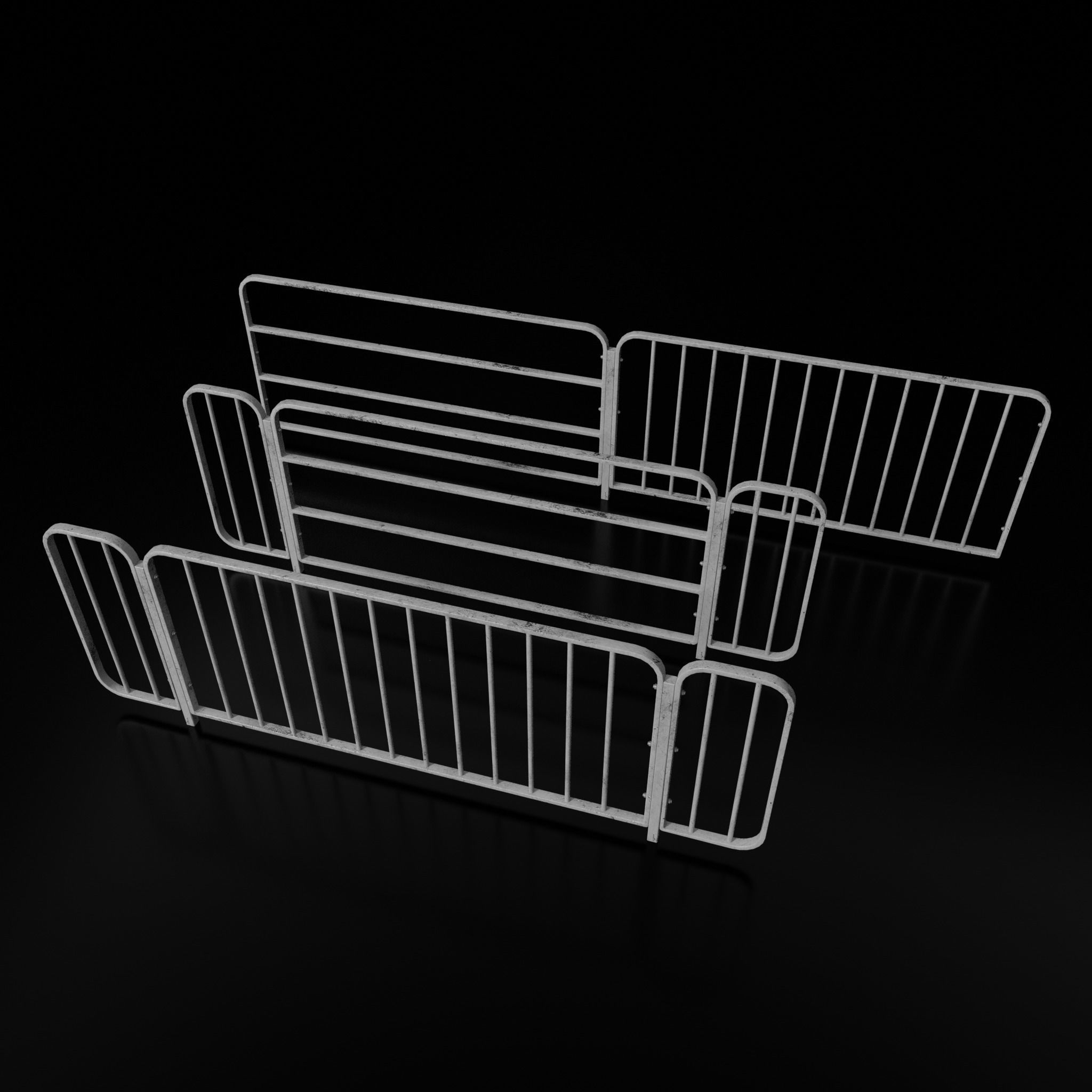 Hong Kong Street Props Pack FBX format 3D model_15