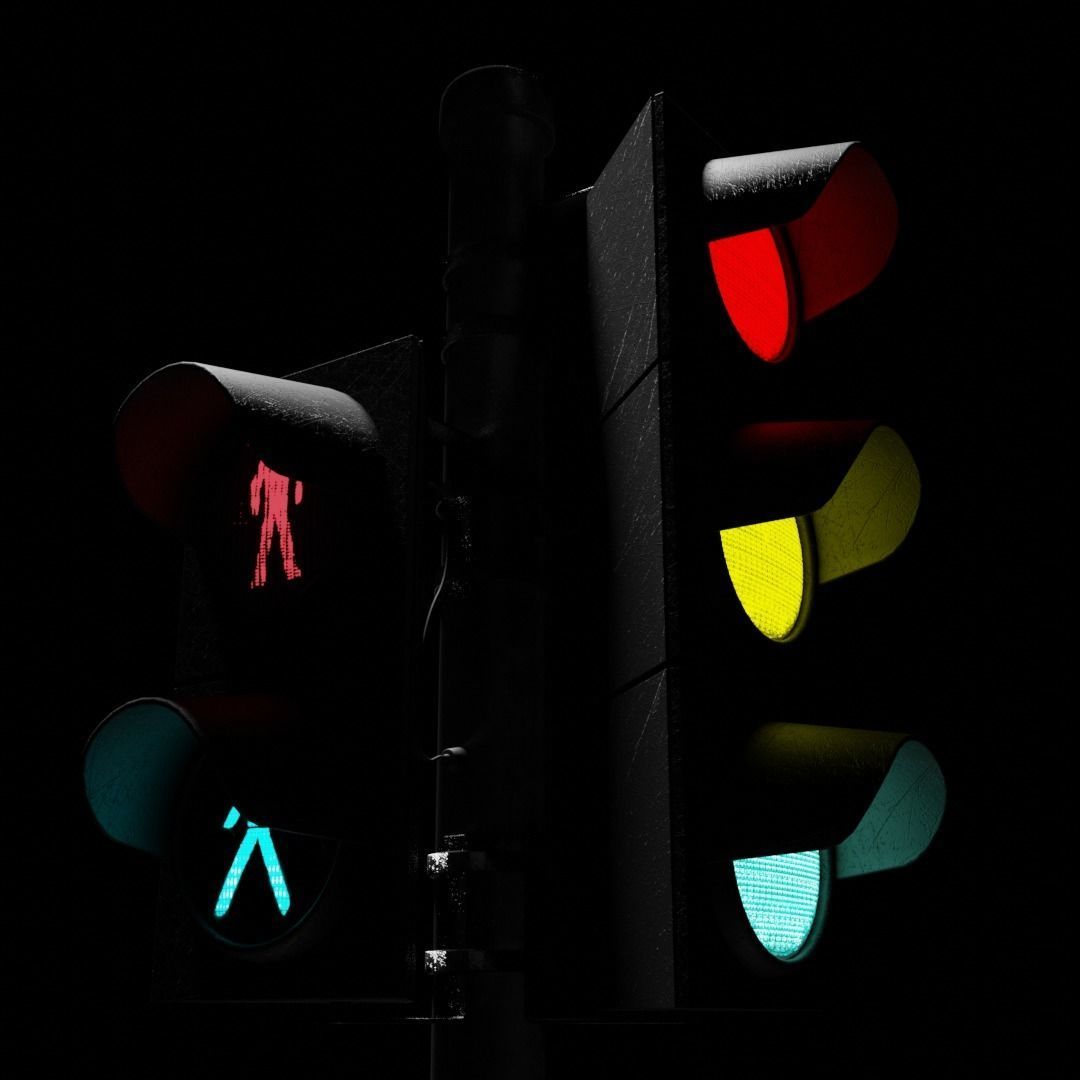 Hong Kong Street Props Pack FBX format 3D model_3