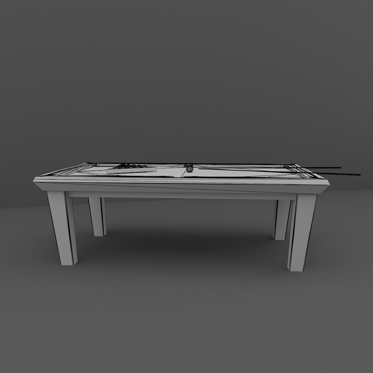 Billard Table 3D model_13