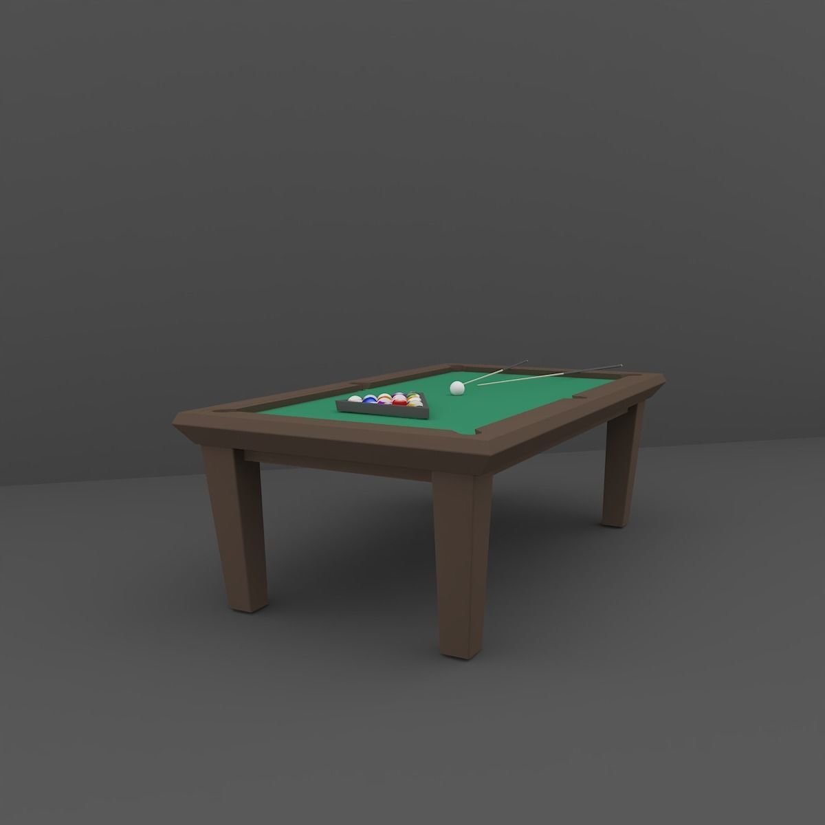 Billard Table 3D model_2