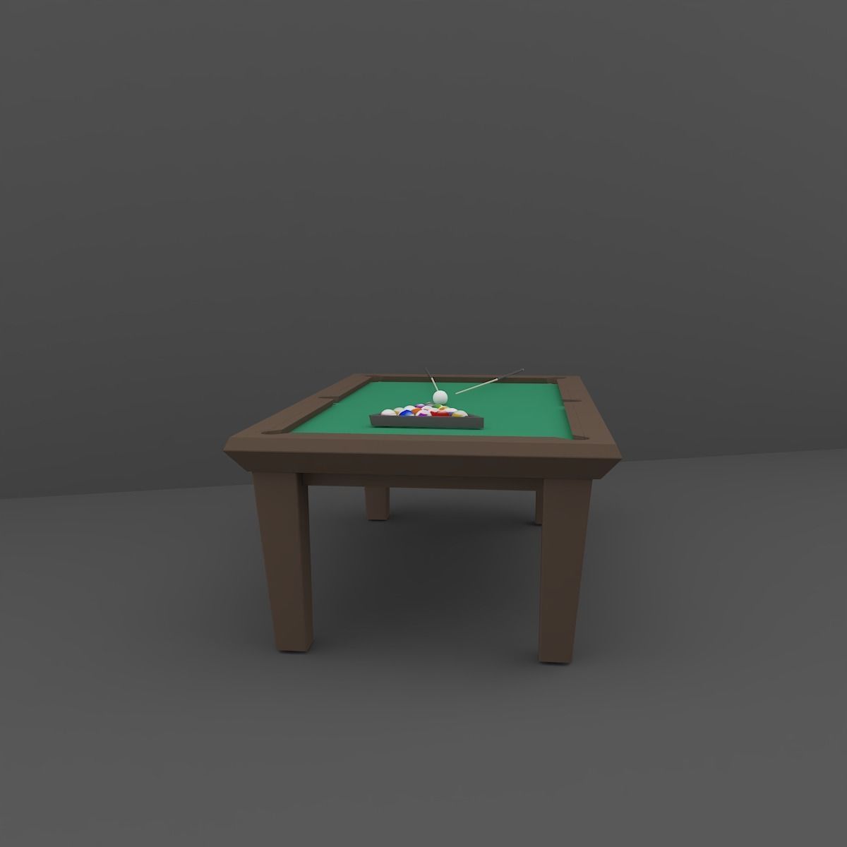Billard Table 3D model_3
