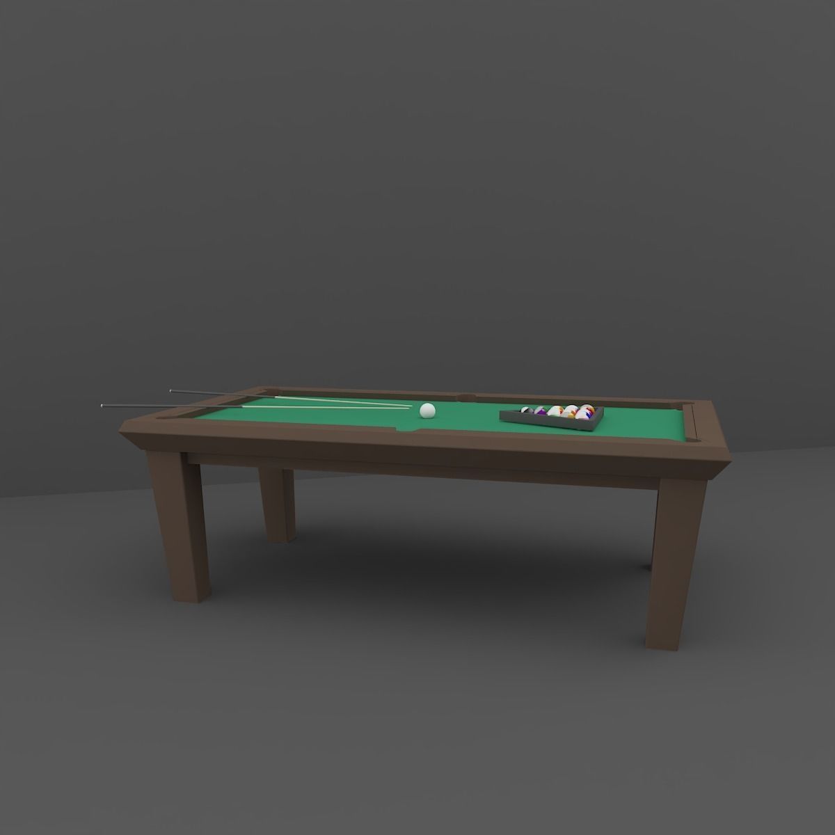 Billard Table 3D model_7