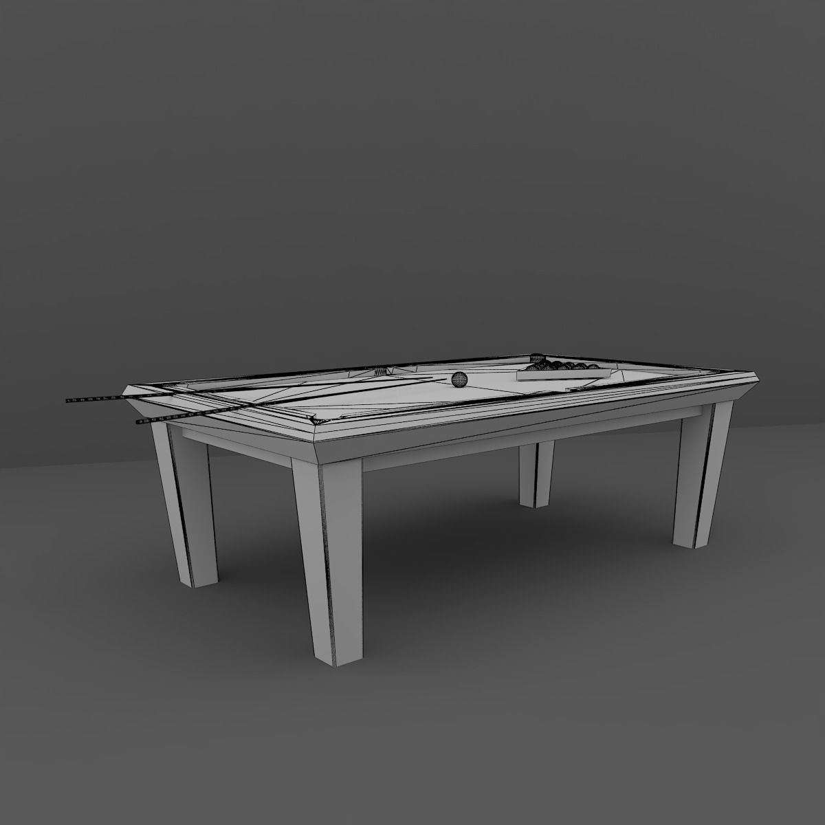 Billard Table 3D model_9
