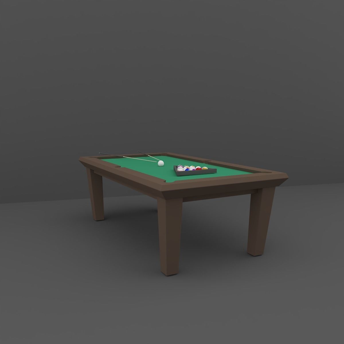 Billard Table 3D model_4