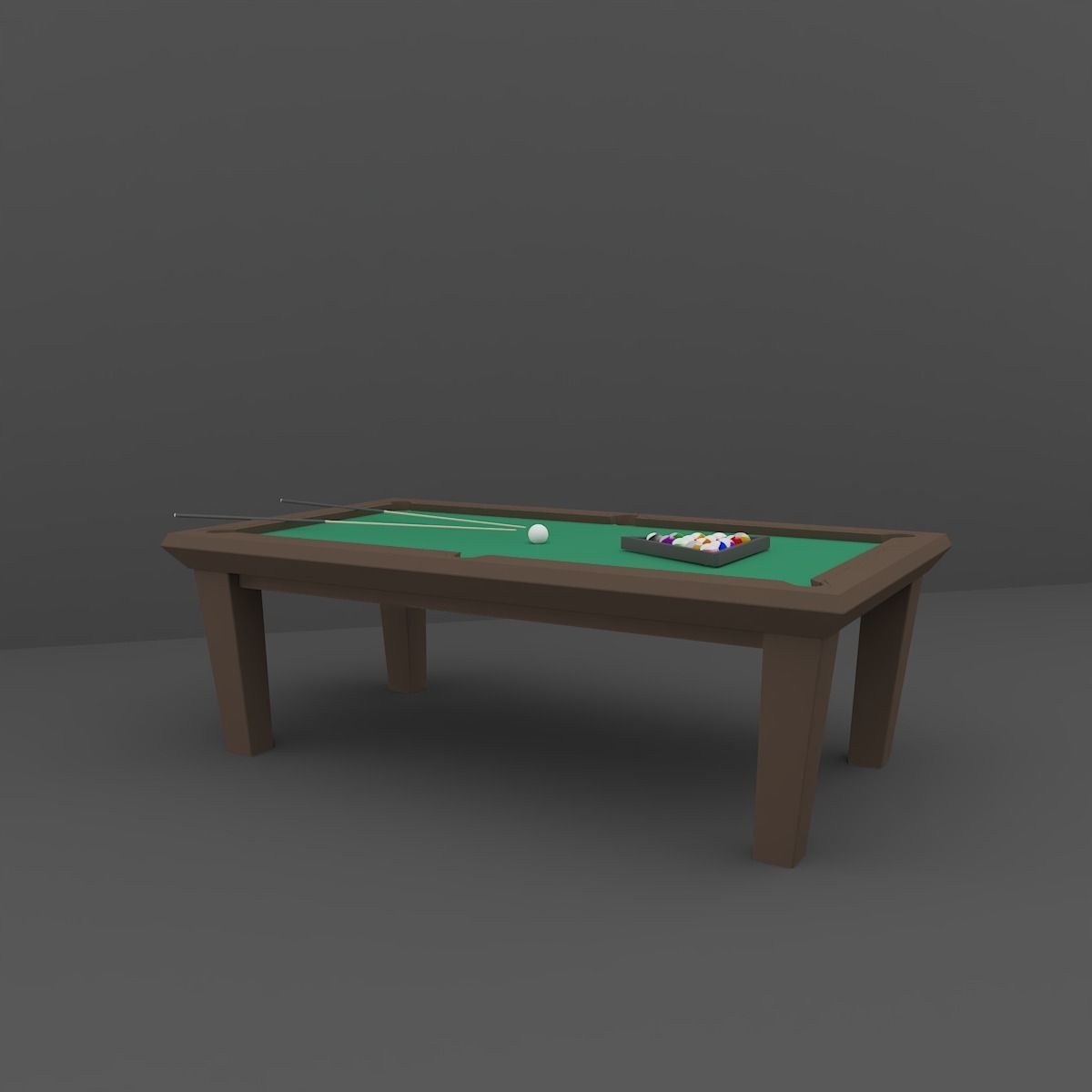 Billard Table 3D model_6