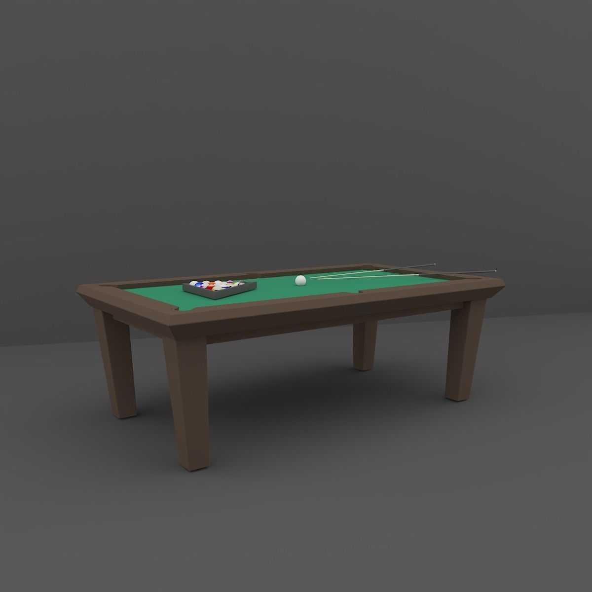 Billard Table 3D model_1