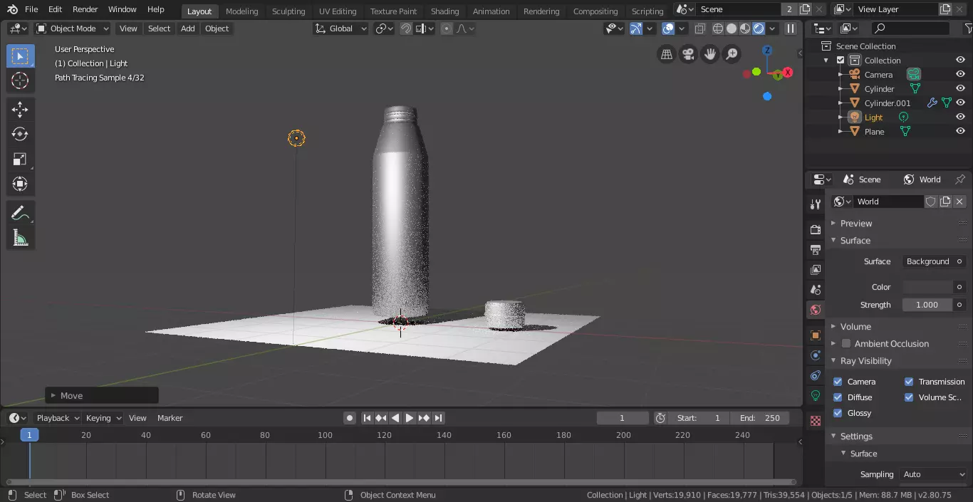 3d model of silvel bottle 3D model_0
