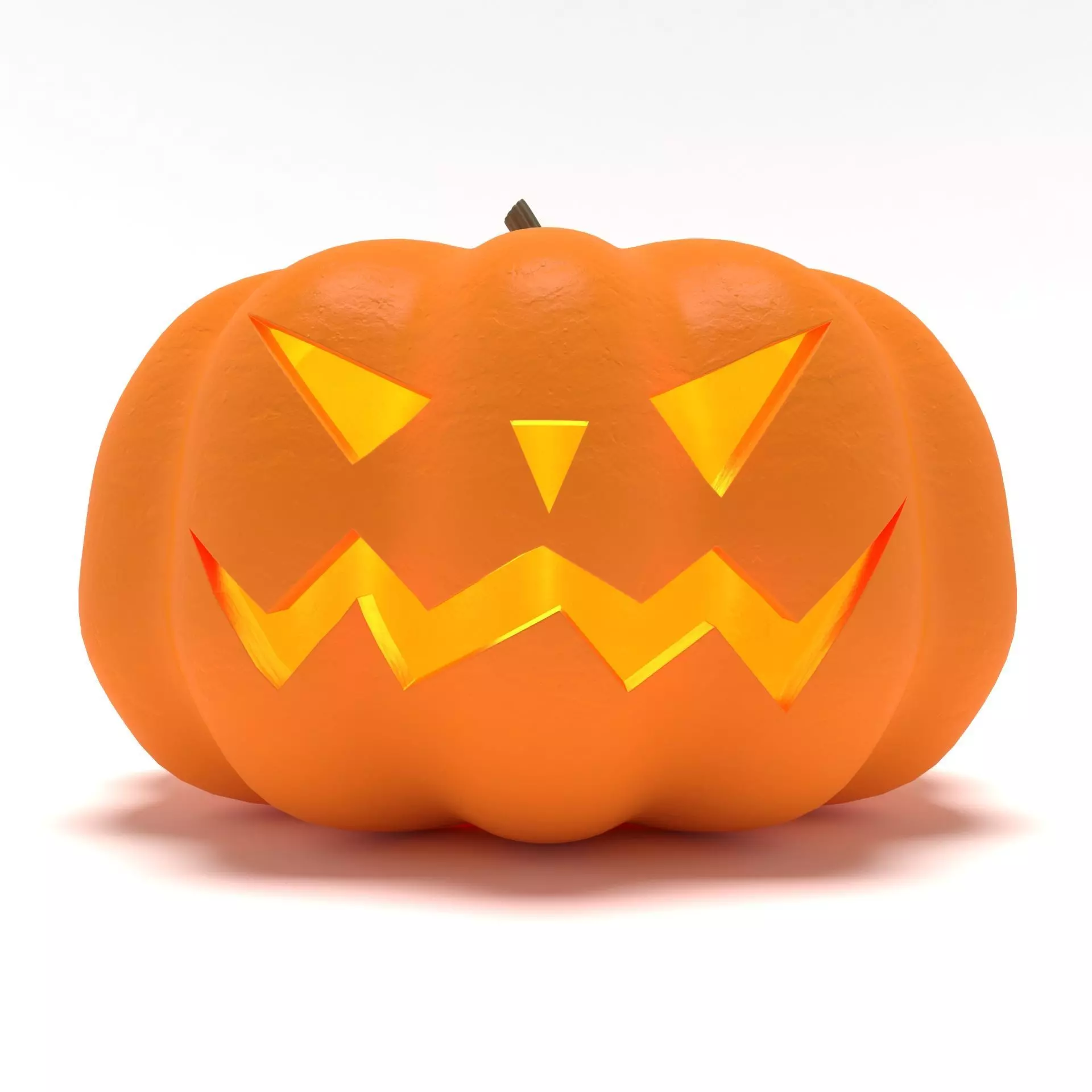 Halloween Pumpkin 3D model_0