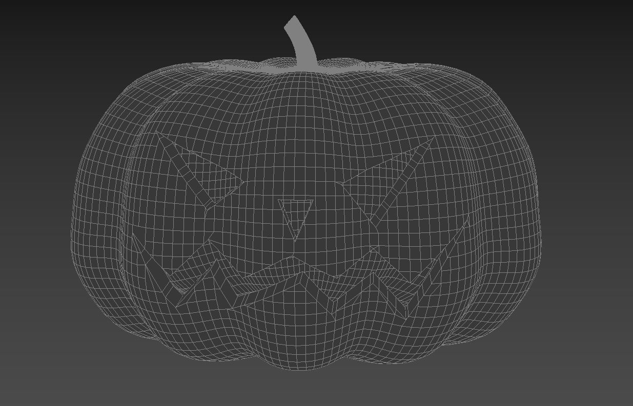 Halloween Pumpkin 3D model_6