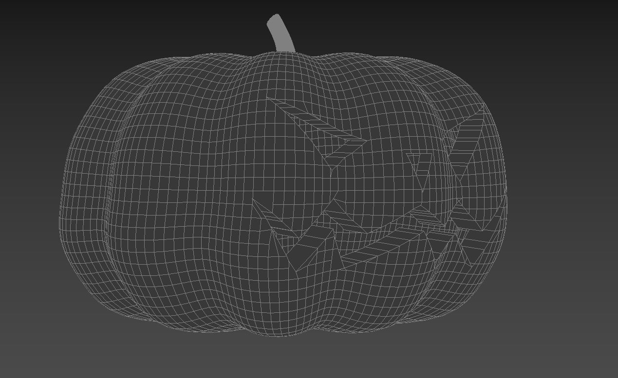 Halloween Pumpkin 3D model_7