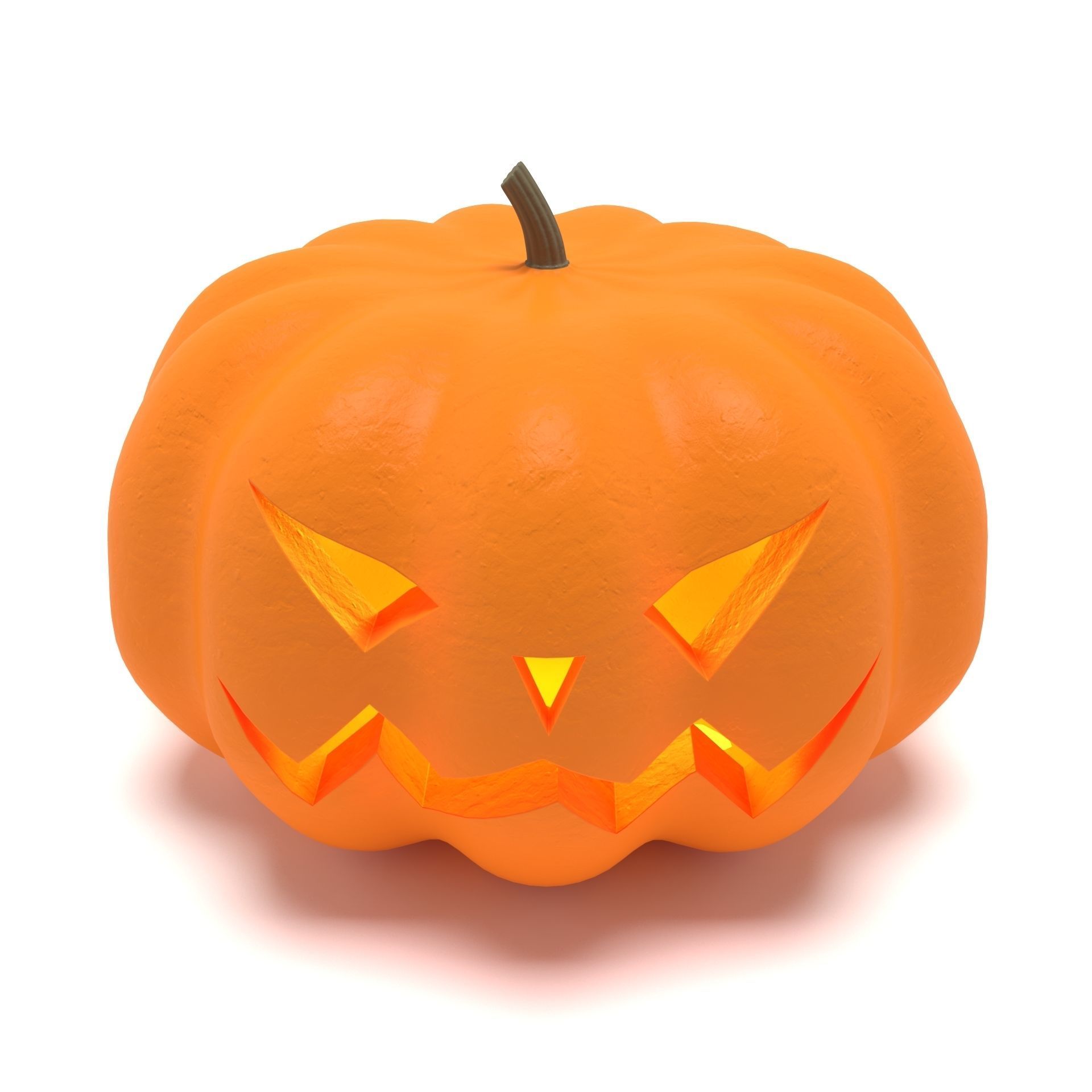Halloween Pumpkin 3D model_3