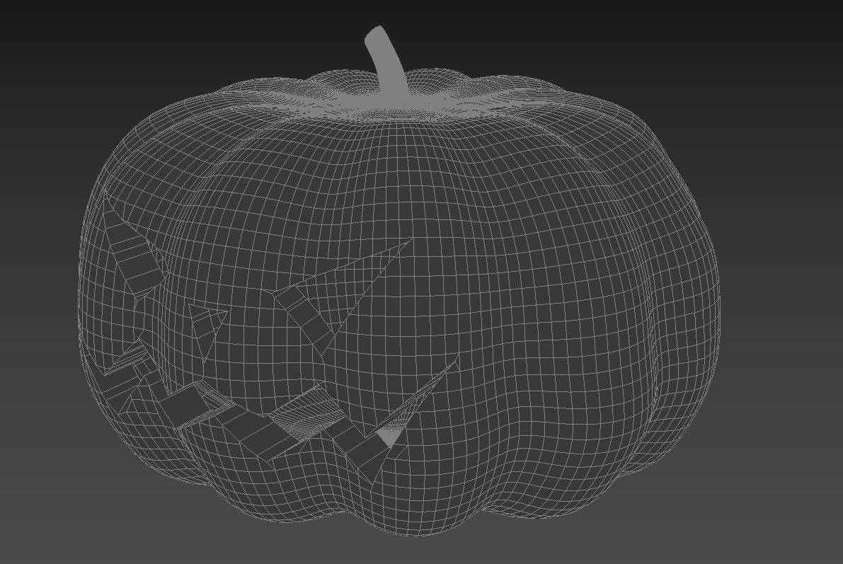 Halloween Pumpkin 3D model_5