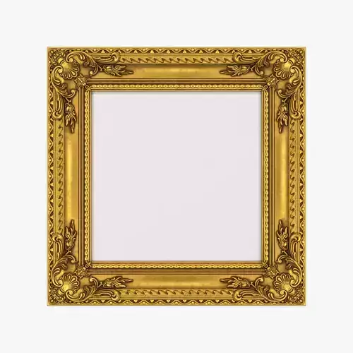 Frame picture gold v5 3D model