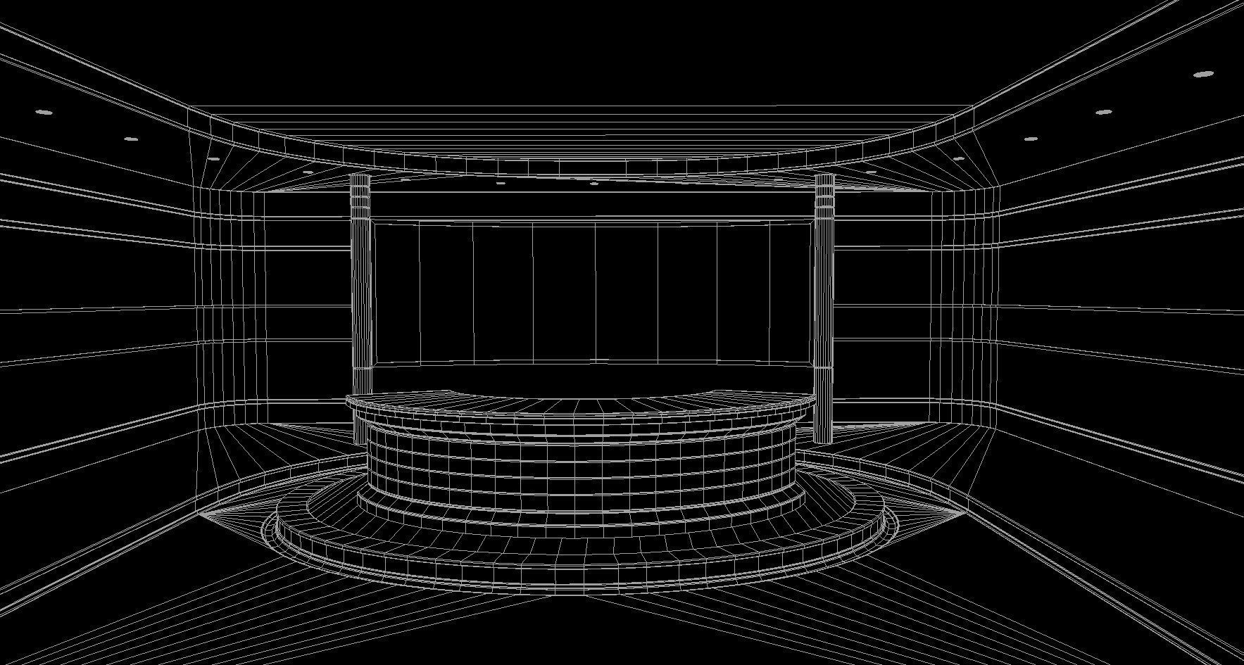 Virtual Studio  Low-poly 3D model_5