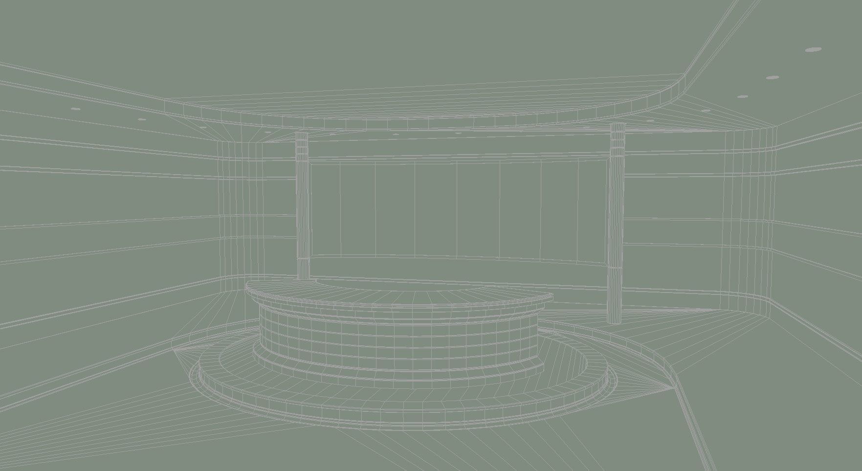 Virtual Studio  Low-poly 3D model_6