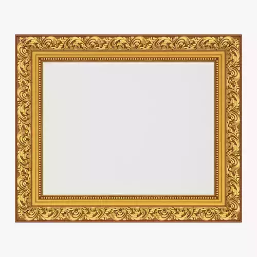 Frame picture gold v7 3D model