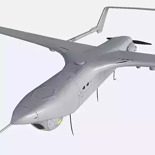 RQ 21 Low-poly 3D model