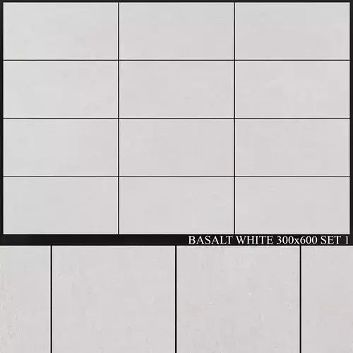 Yurtbay Seramik Basalt White 300x600 Set 1