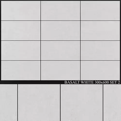 Yurtbay Seramik Basalt White 300x600 Set 2