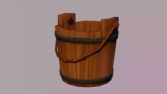 Stylized Bucket 3D