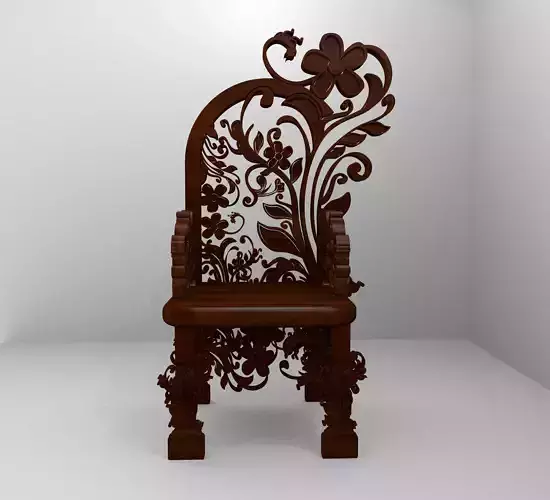 Romanesque Ornamental Chairwood