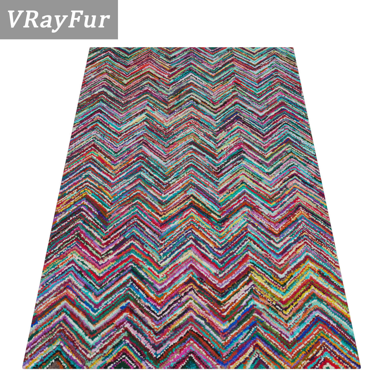 Rug Set 364 3D model_2