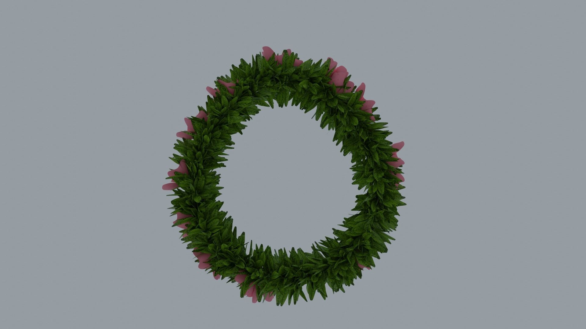 Laurel Wreath Cherry Tree Low-poly 3D model_5