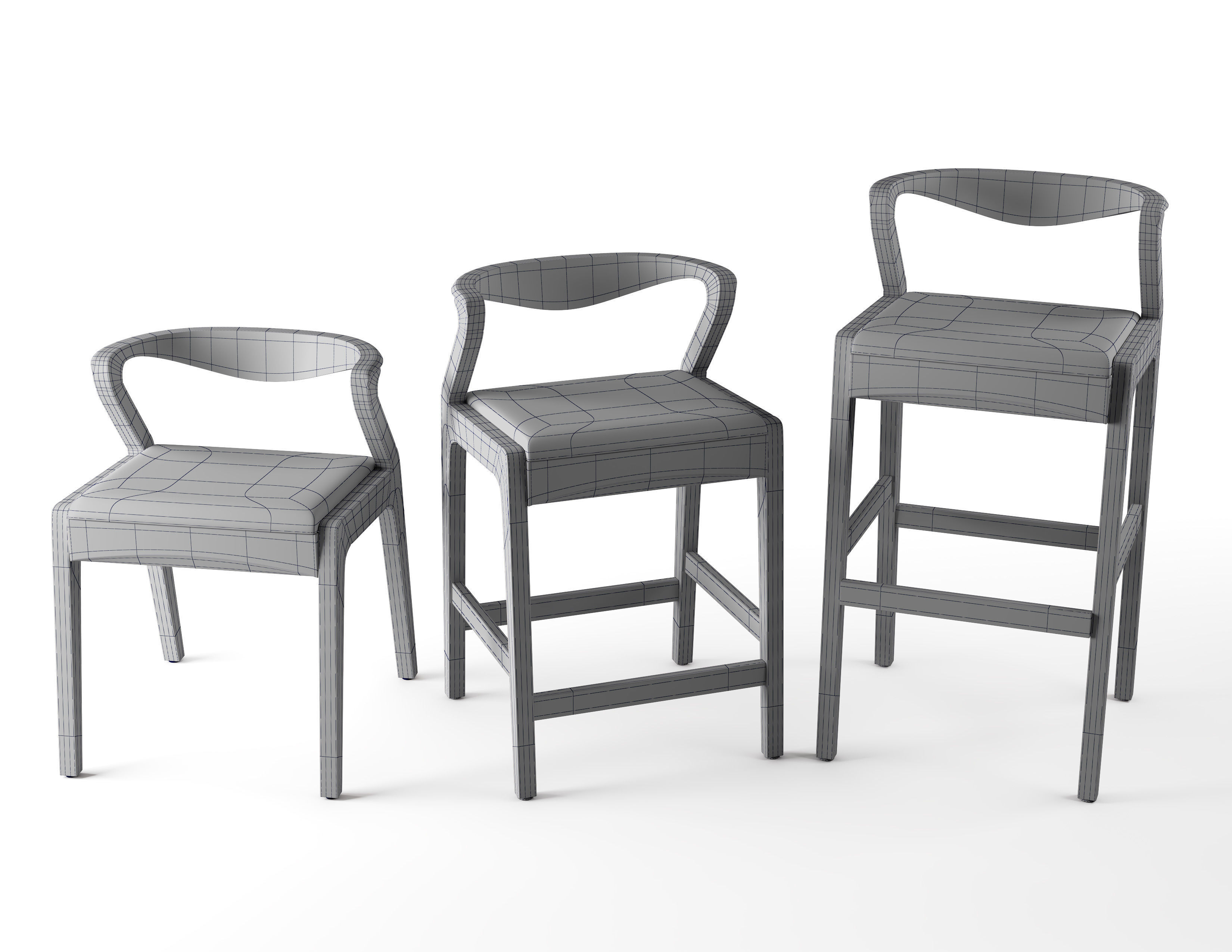 Sossego - Duda Stools 3D model_3