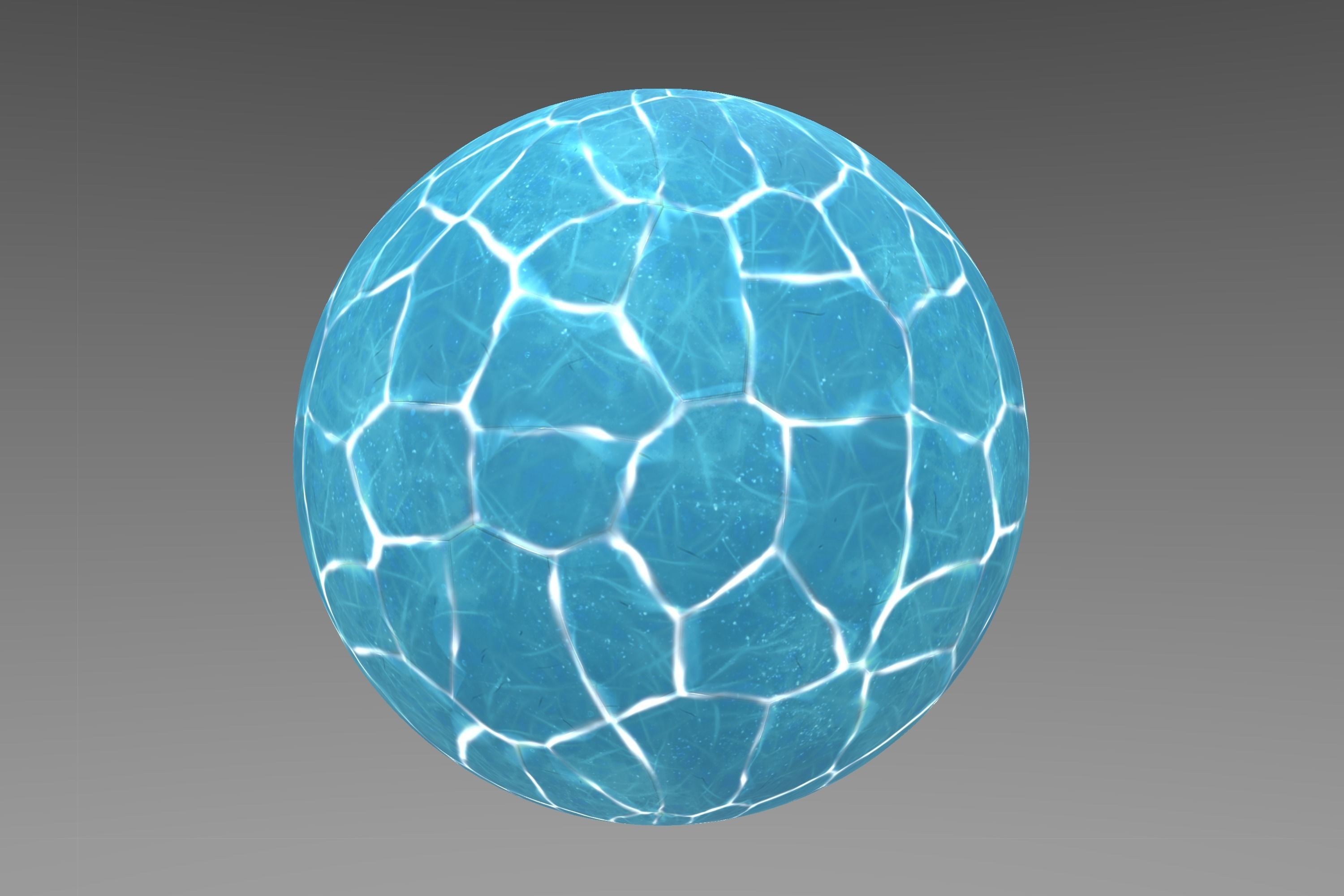 Ice - Stylised PBR Texture - Material 3D model_4