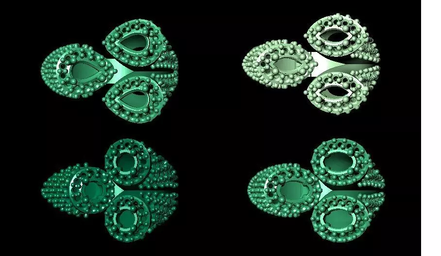 3 HEADED RINGS 3D print model_0