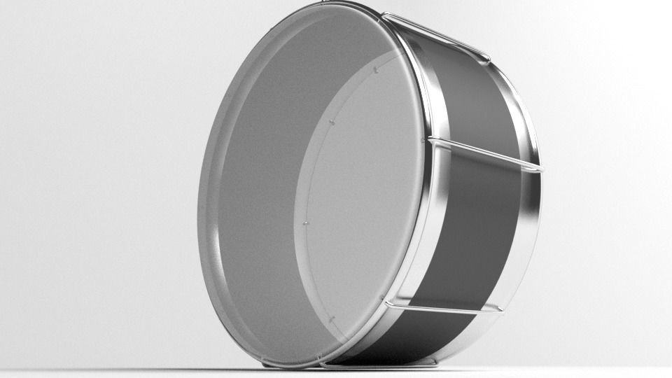Bass Drum 3D model_3