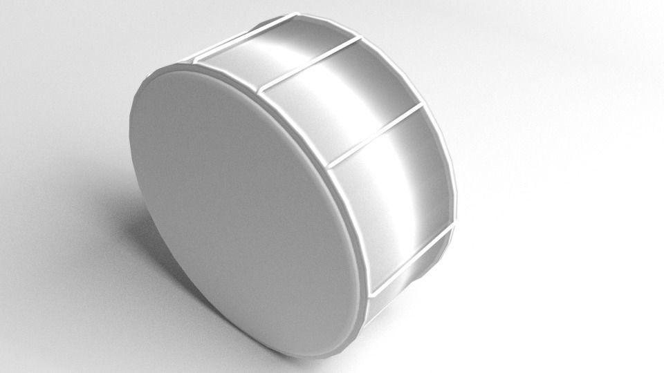 Bass Drum 3D model_4
