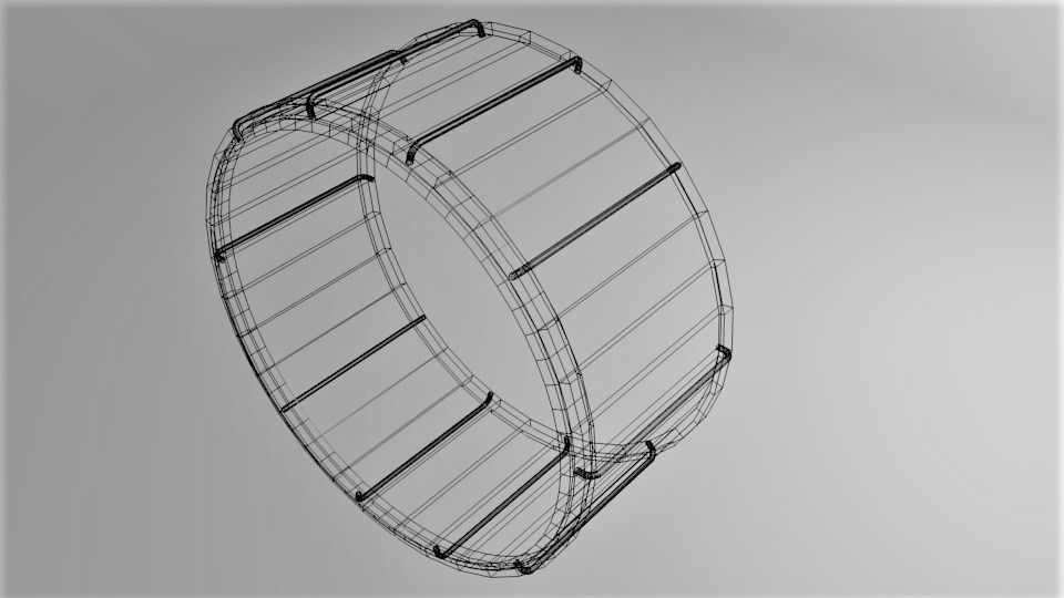 Bass Drum 3D model_5