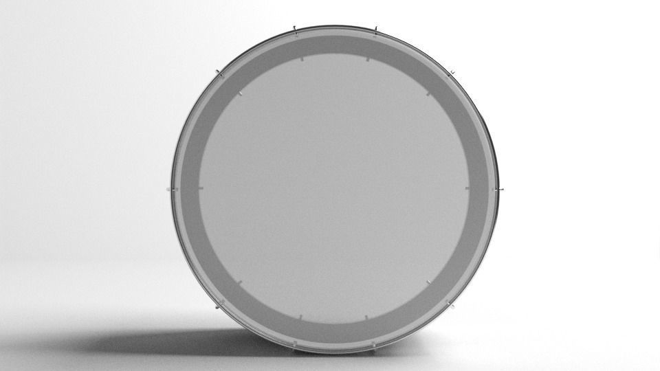 Bass Drum 3D model_1