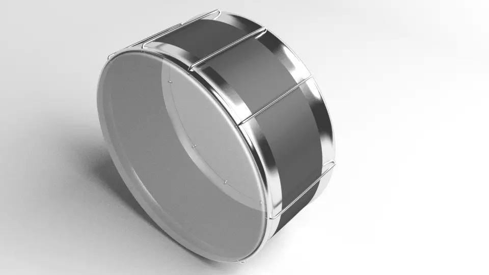 Bass Drum 3D model_0