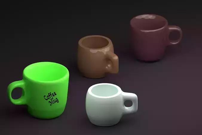 coffee cup model 