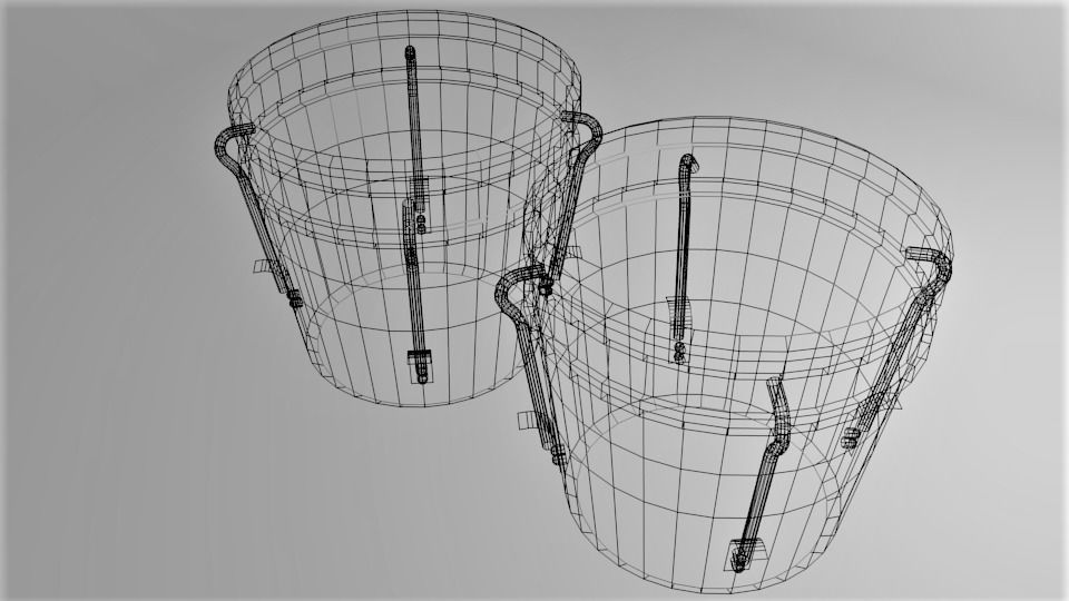 Bongo Drum 3D model_5
