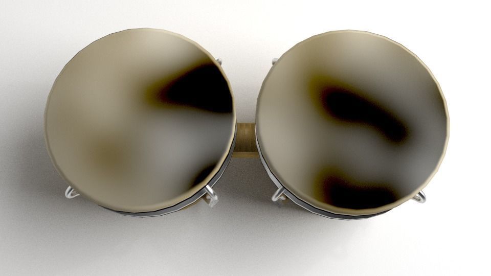 Bongo Drum 3D model_2
