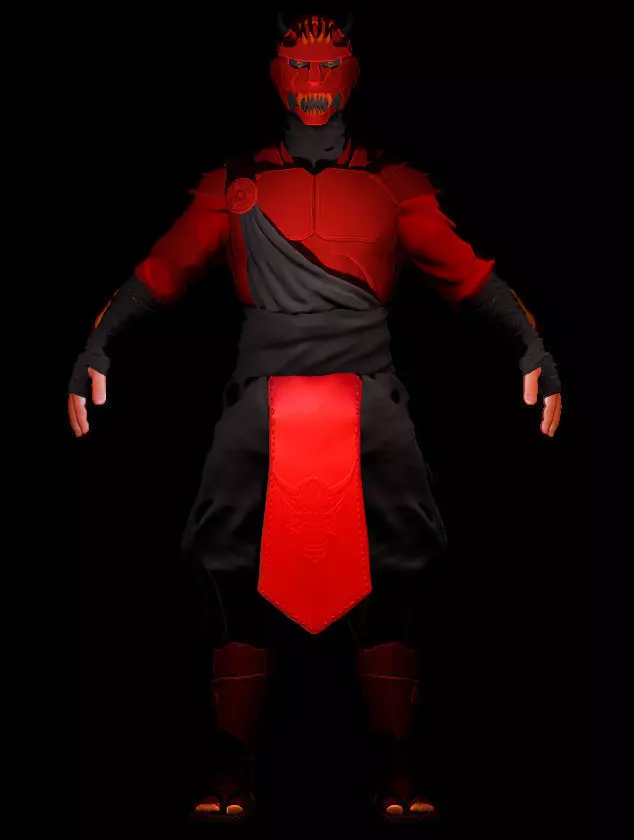 Zbrush Ninja sculpt 3D model