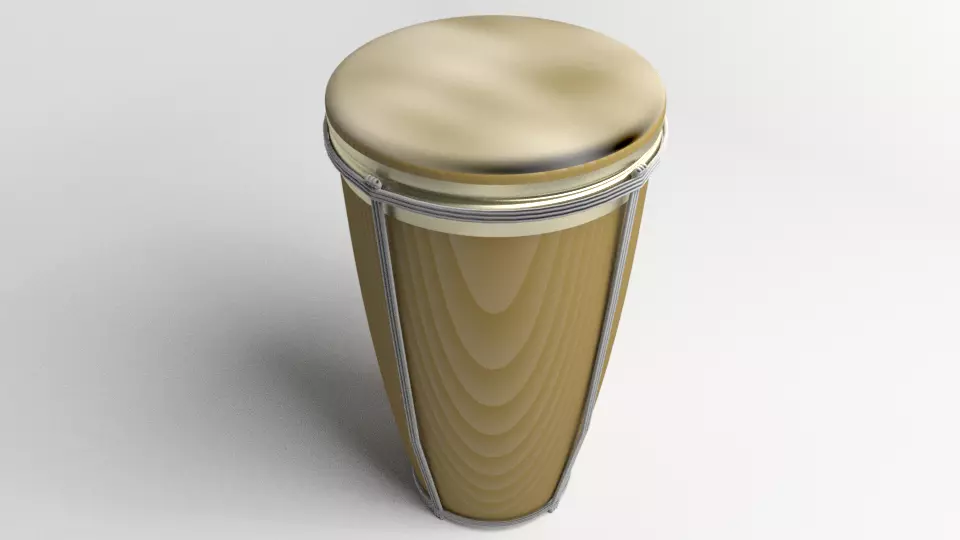 Conga Drum 3D model