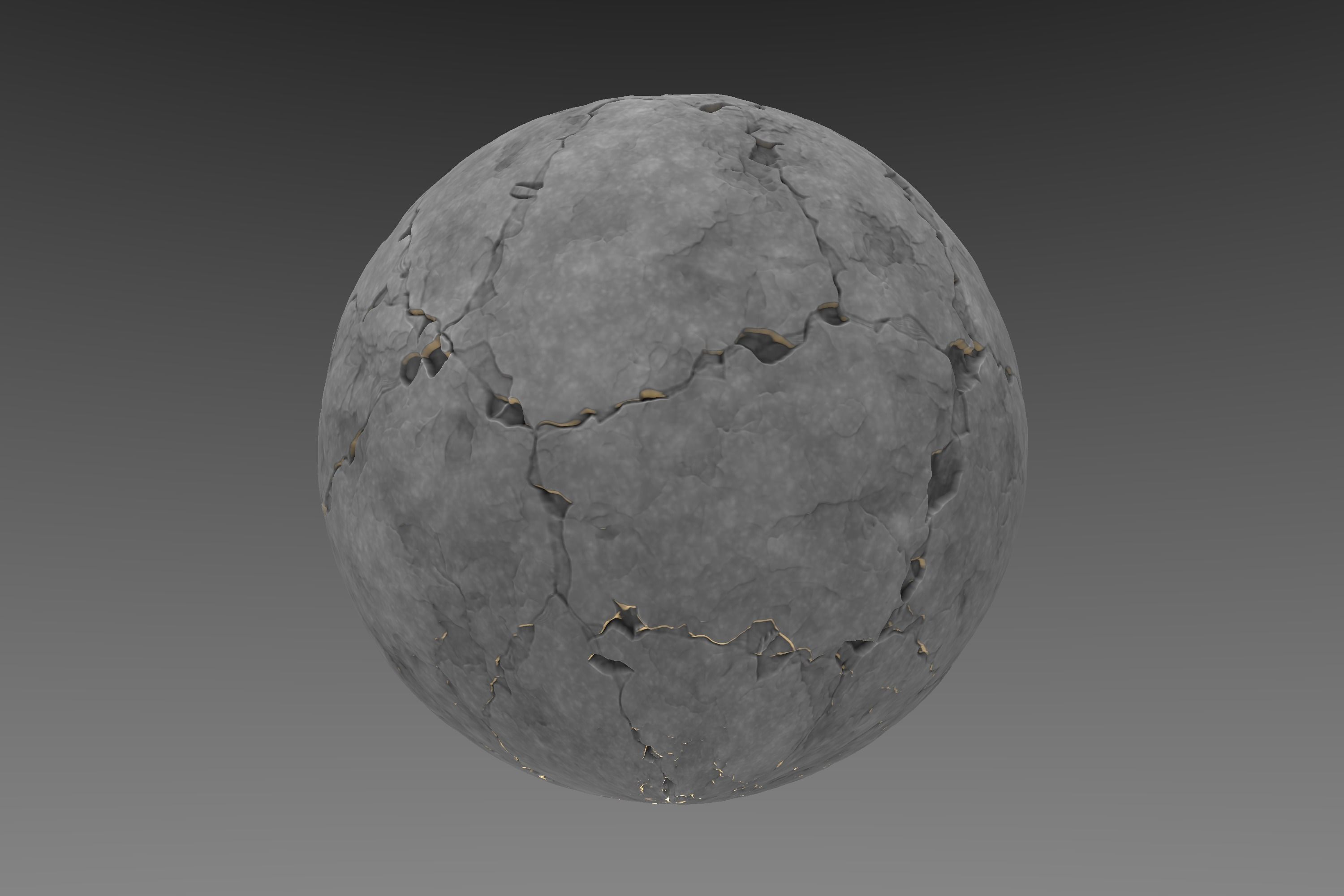 Pavement - Stylised PBR Texture - Material  3D model_17