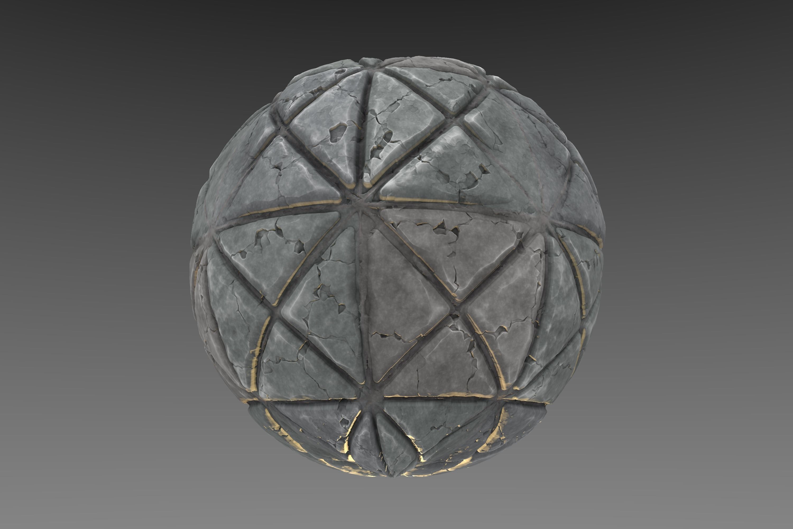 Pavement - Stylised PBR Texture - Material  3D model_13