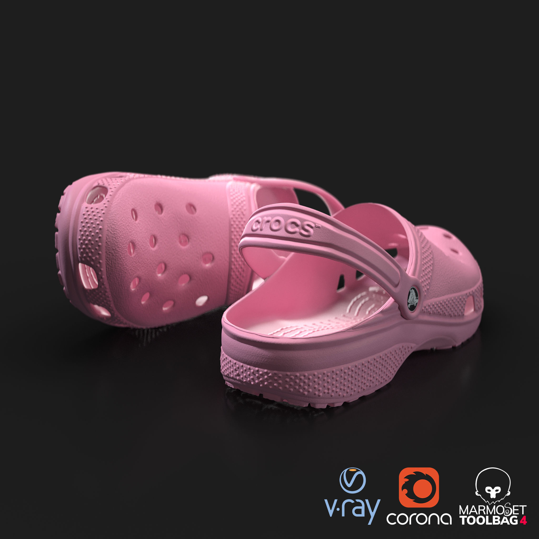 Crocs Classic 3D Model Low-poly 3D model_15
