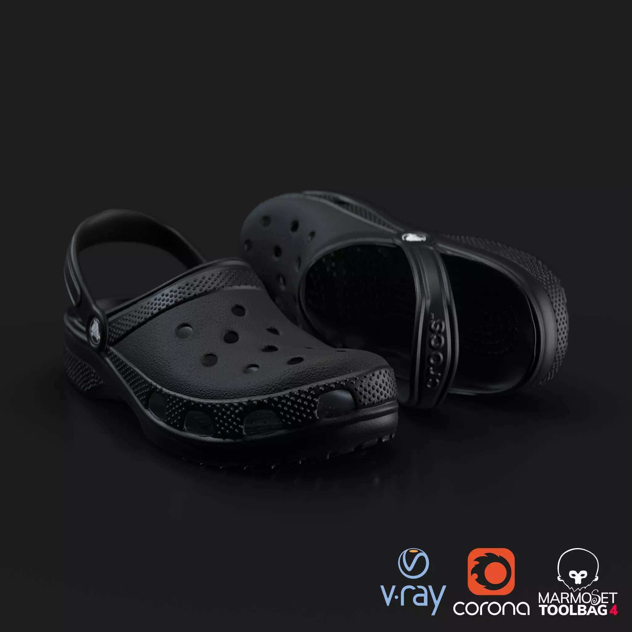 Crocs Classic 3D Model Low-poly 3D model_0