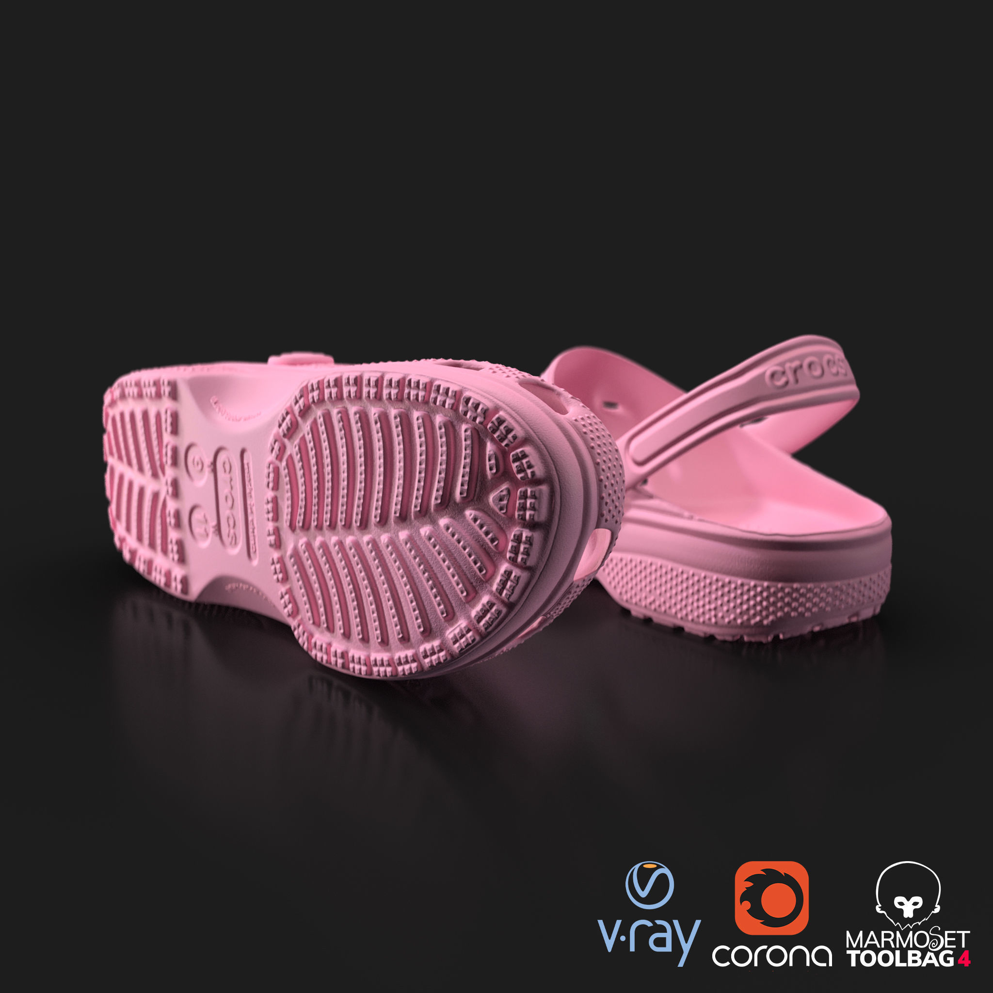 Crocs Classic 3D Model Low-poly 3D model_13
