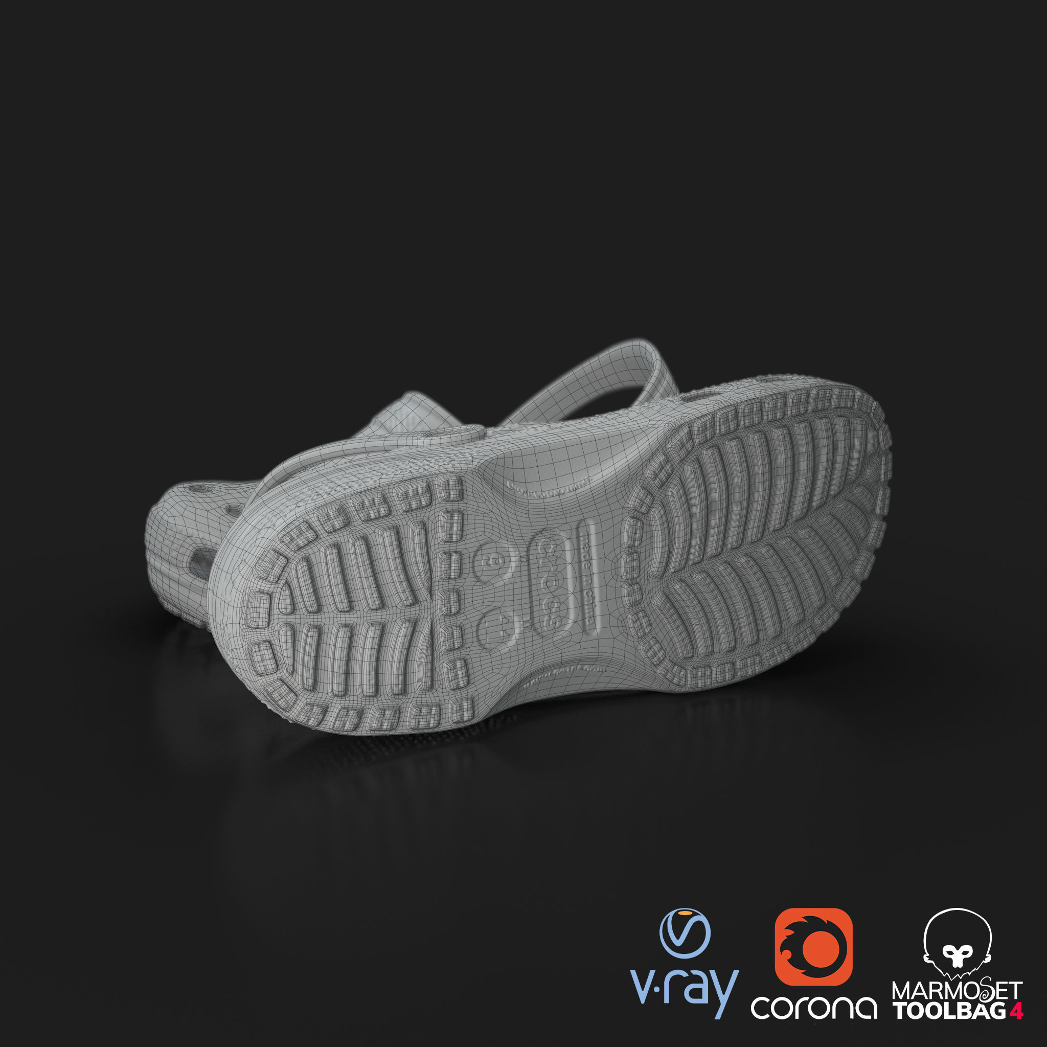 Crocs Classic 3D Model Low-poly 3D model_11