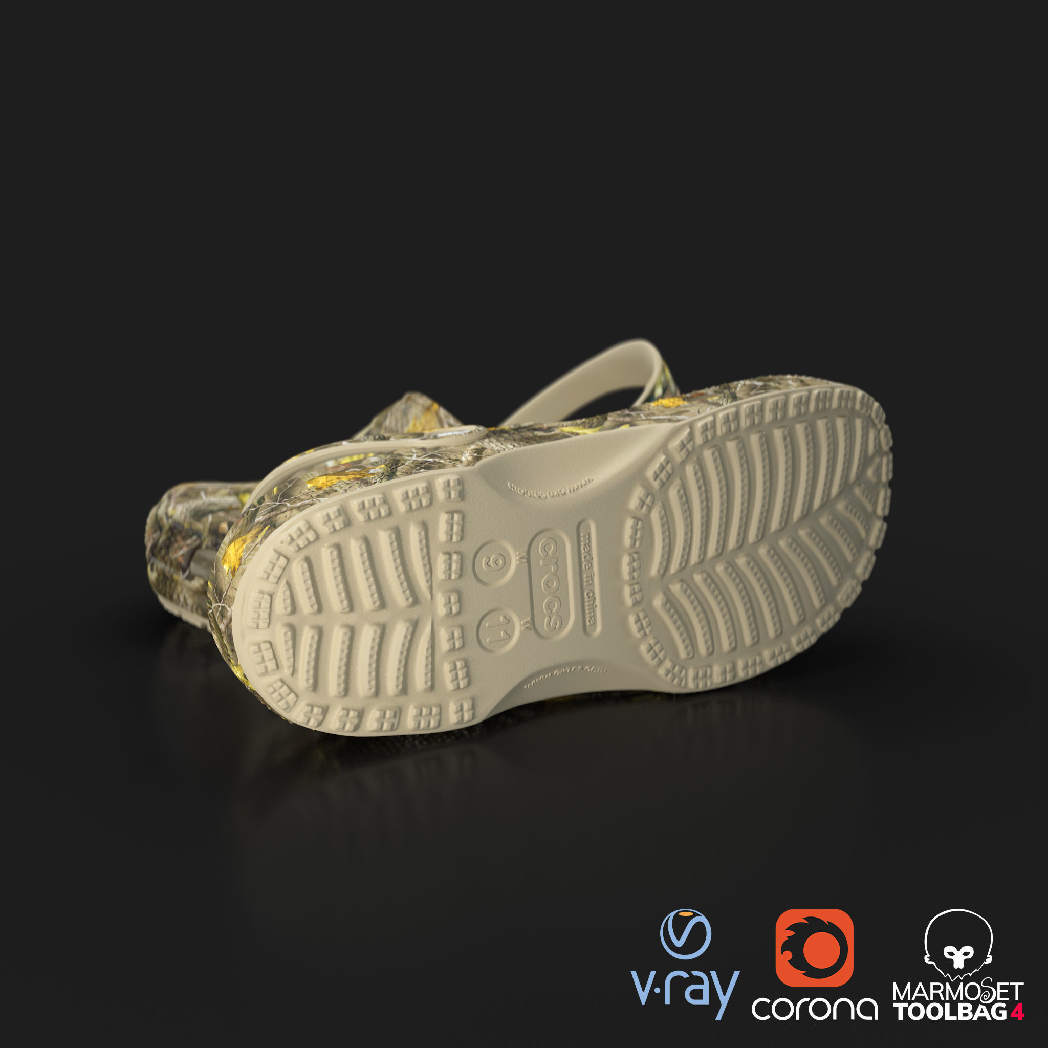 Crocs Classic 3D Model Low-poly 3D model_21