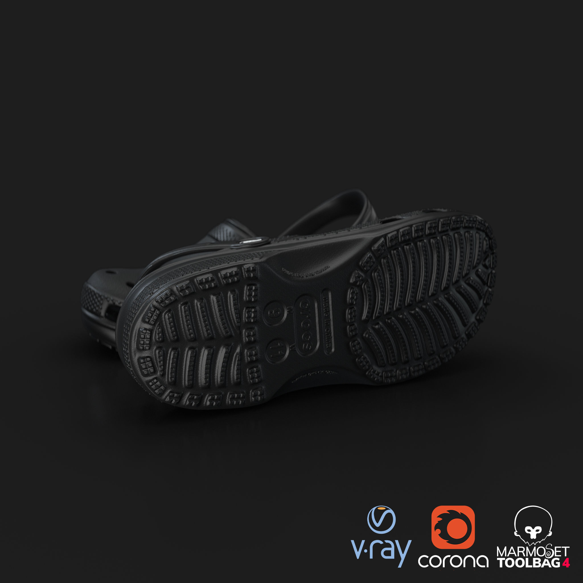 Crocs Classic 3D Model Low-poly 3D model_6
